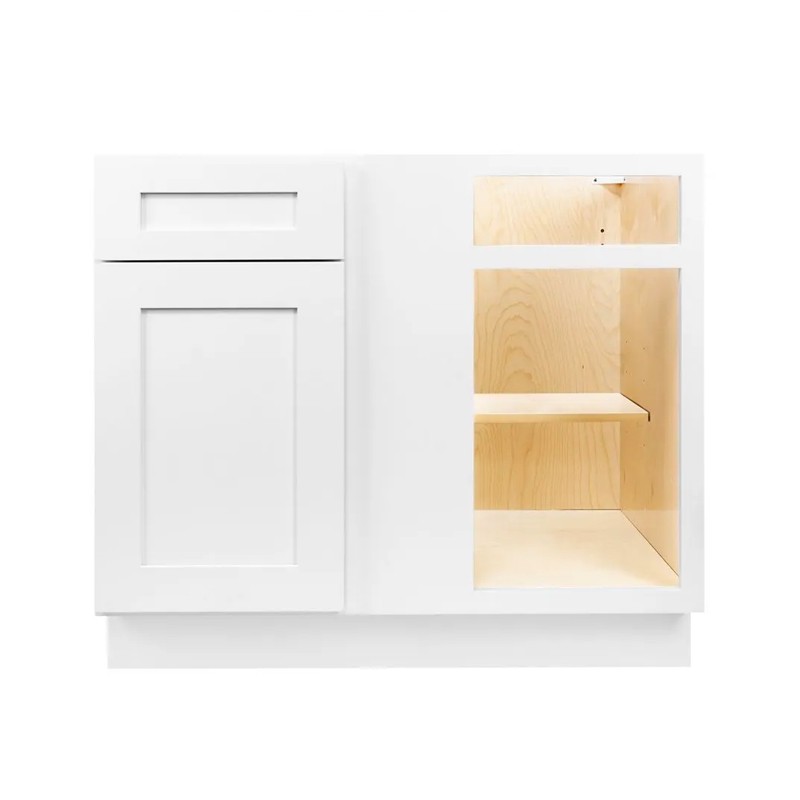 White Shaker 36 39 42 Blind Base Corner Cabinet rating White Shaker 36 39 42 Blind Base Corner Cabinet rating