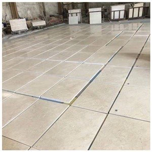 Crema Marfil marmorist plaat 24x24