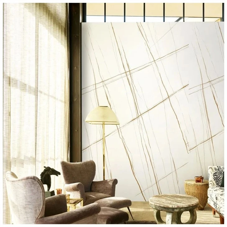 Bianco Sahara Sintered Stone Wall