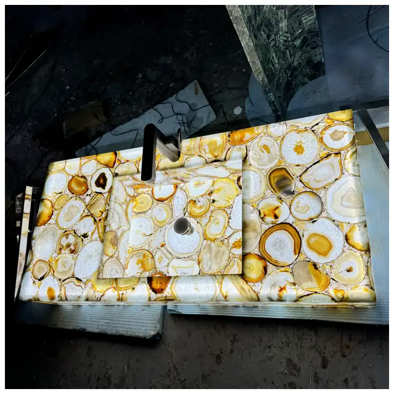 Brown Agate Vanity Sinks