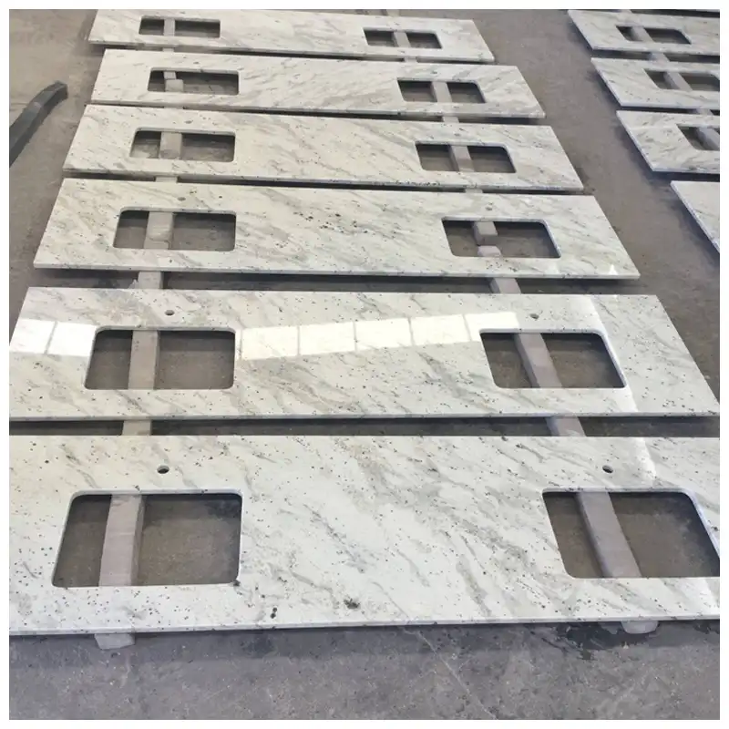 Colonial White Granite Kitchen Countertops