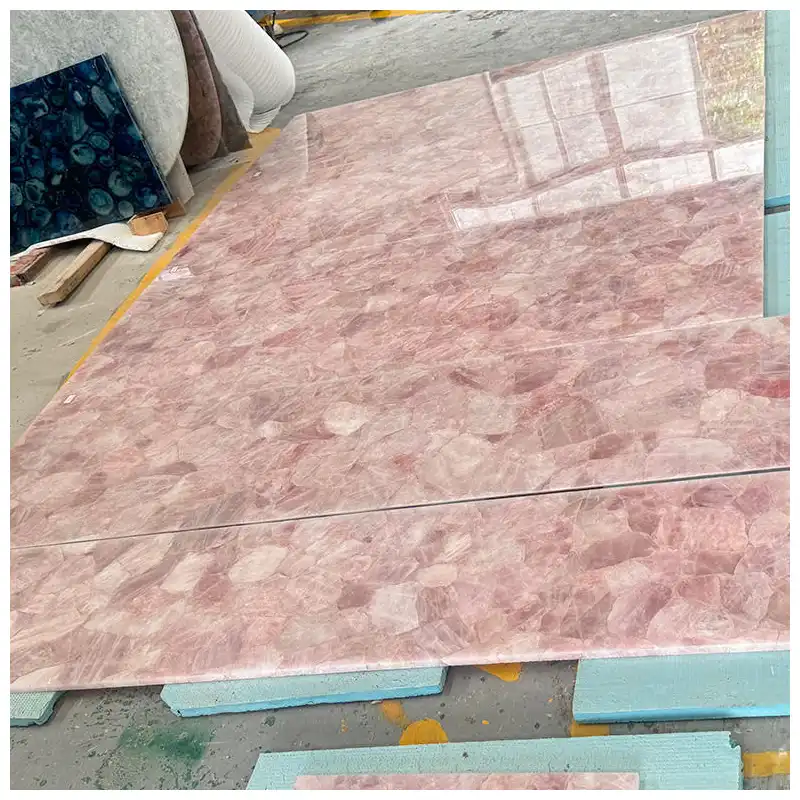 Crystal Rose Quartz plaadid