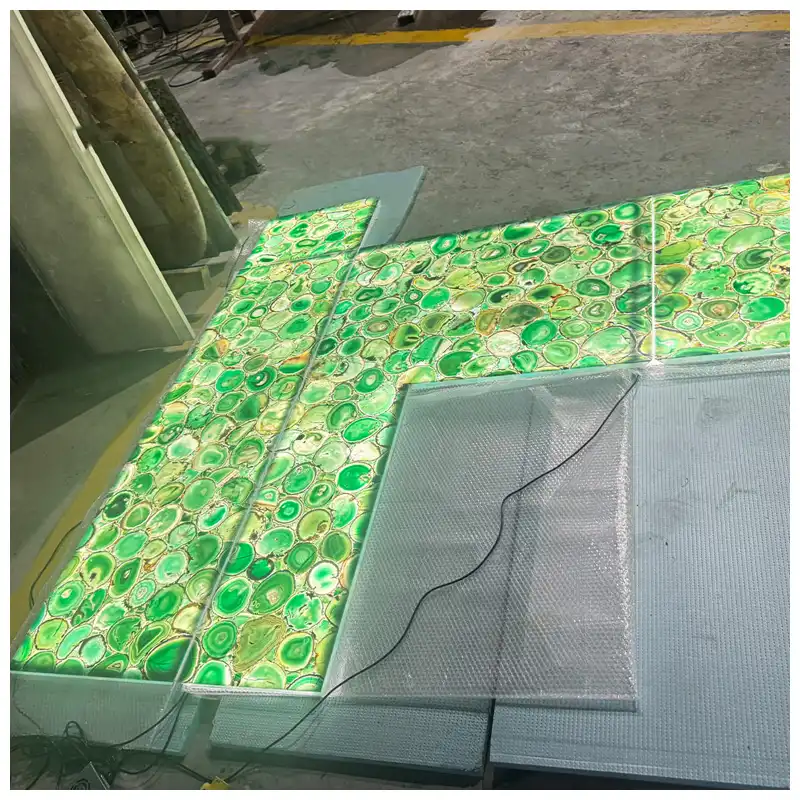 Green Agate Gemstone Countertops