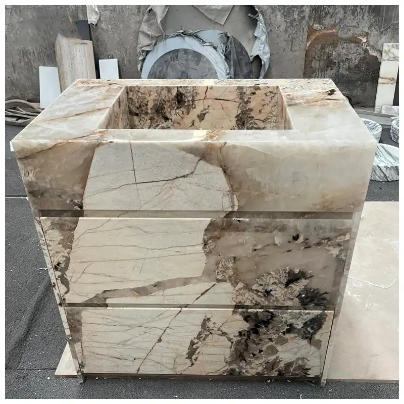 Patagonia Quartzite Floating Cabinet Vanity
