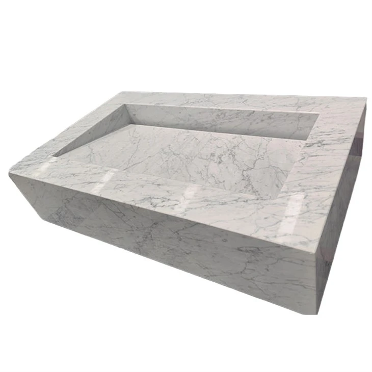 Carrara marmorist valamu