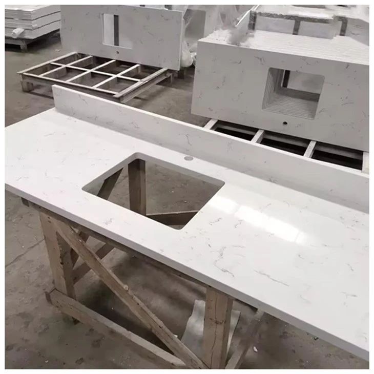 Carrara kvartsist vanitytop