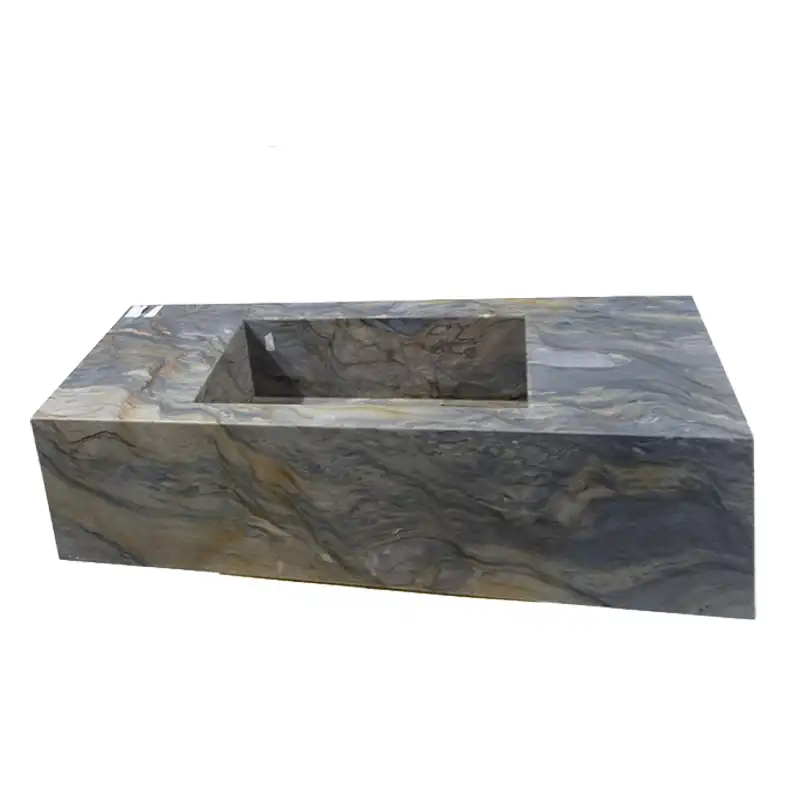 Fusion Blue Quartzite integreeritud kraanikausid