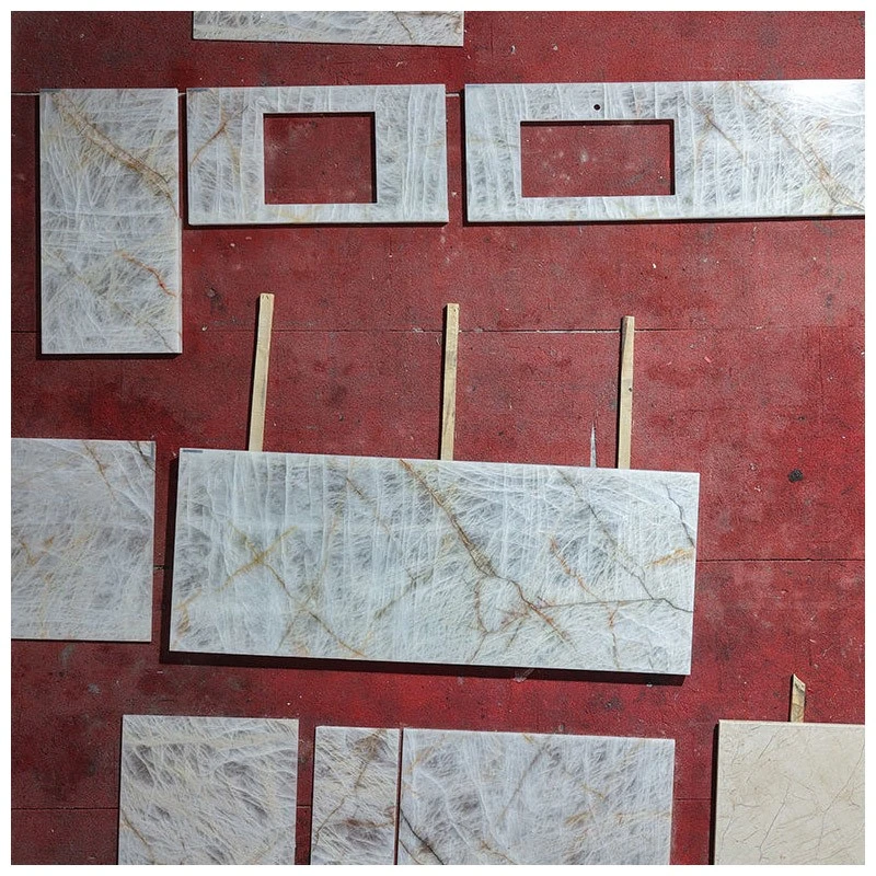 White Cristallo Quartzite Countertops White Cristallo Quartzite Countertops