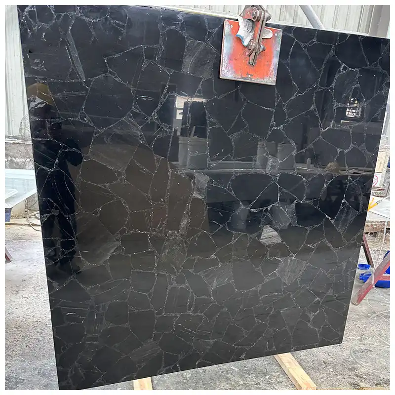 Black Obsidian Semi-Precious Slab Black Obsidian Semi-Precious Slab