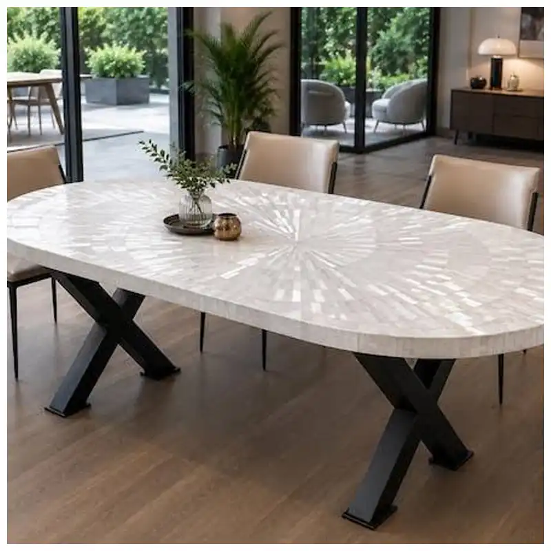 White Selenite Quartz Table For Luxury Villass White Selenite Quartz Table For Luxury Villass