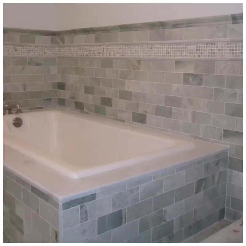 Verde Ming Marble Tiles in Bathroom Wall and Bath Designs Verde Ming Marble Tiles in Bathroom Wall and Bath Designs