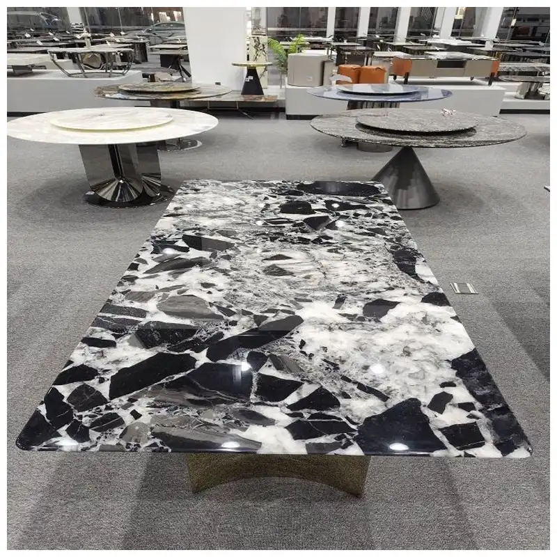 Patagonia Black Quartzite Rectangle Tables Patagonia Black Quartzite Rectangle Tables