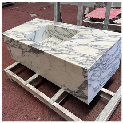 Arabescato marmorist valamu