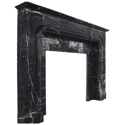 Nero Marquina marmorist mantelkamin